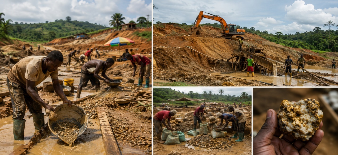 Mineral extraction and field activities